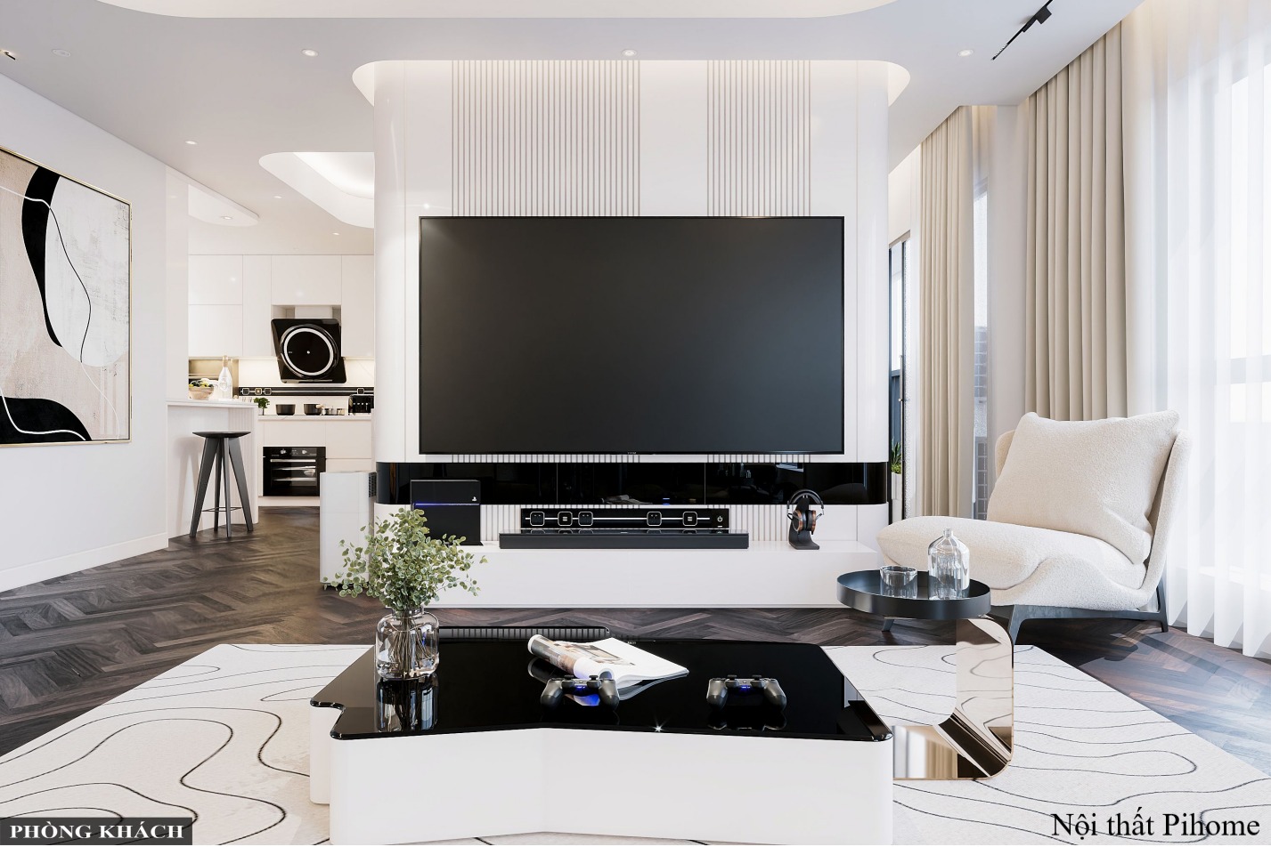 Thiết kế, thi công nội thất chung cư ở Ngọc Khánh, Hà Nội