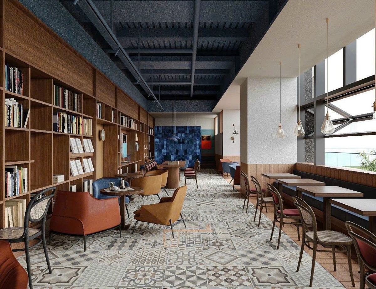 Pihome thiết kế quán cà phê 280m2 tại Hà Nội